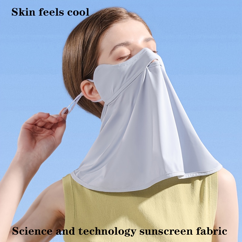Sunscreen Mask Summer Driving Riding Neck Protection Shawl - Temu Canada
