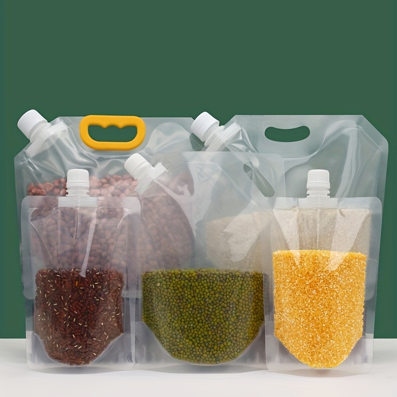 Food Storage Bag With Spout Sealed Moisture proof Hand held - Temu