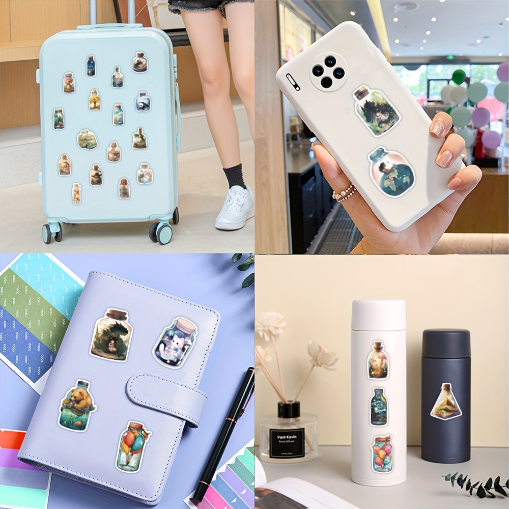 World In Bottle Stickers Pack For Teens Boys Girls - Temu