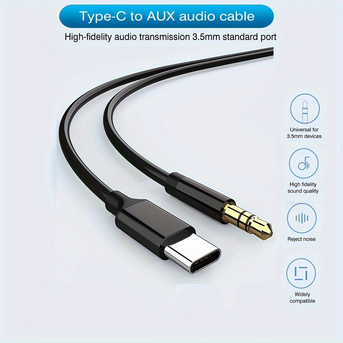 USB C to 3.5mm Audio Aux Cable, USB Type C to 3.5mm Headphone Stereo Car  Cord Compatible with Samsung Galaxy S21/S20 Ultra, Note 20/10 Plus, iPad  Pro, Pixel 5 4 3 2