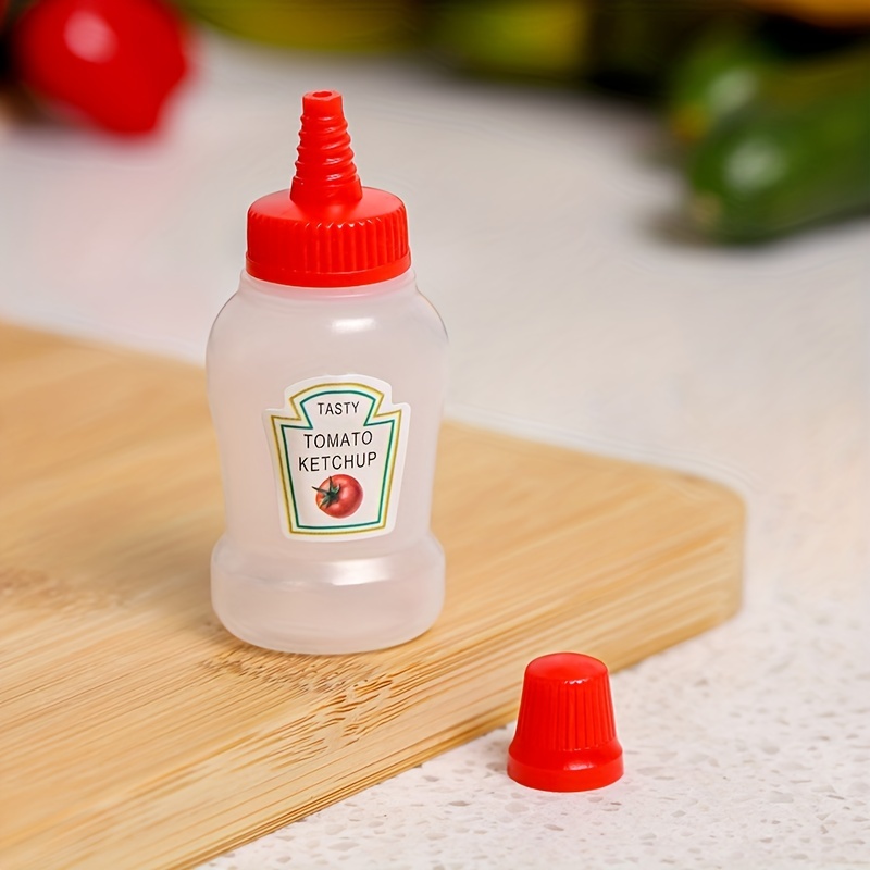 Mini Seasoning Bottle Salad Tomato Sauce Bottle Cute Outdoor - Temu