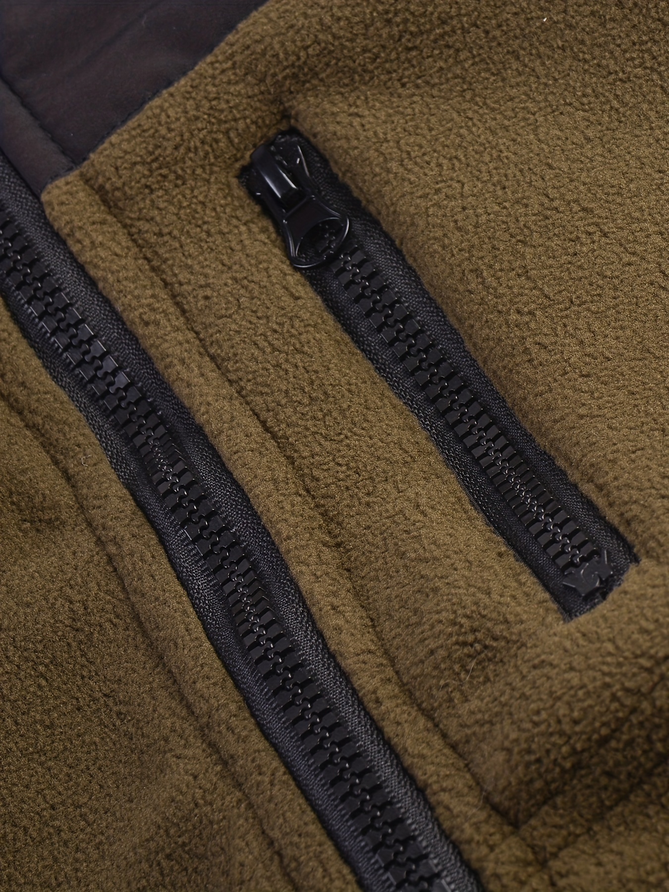 Warm Berber Fleece Padded Jacket Men's Casual Color Block - Temu Canada