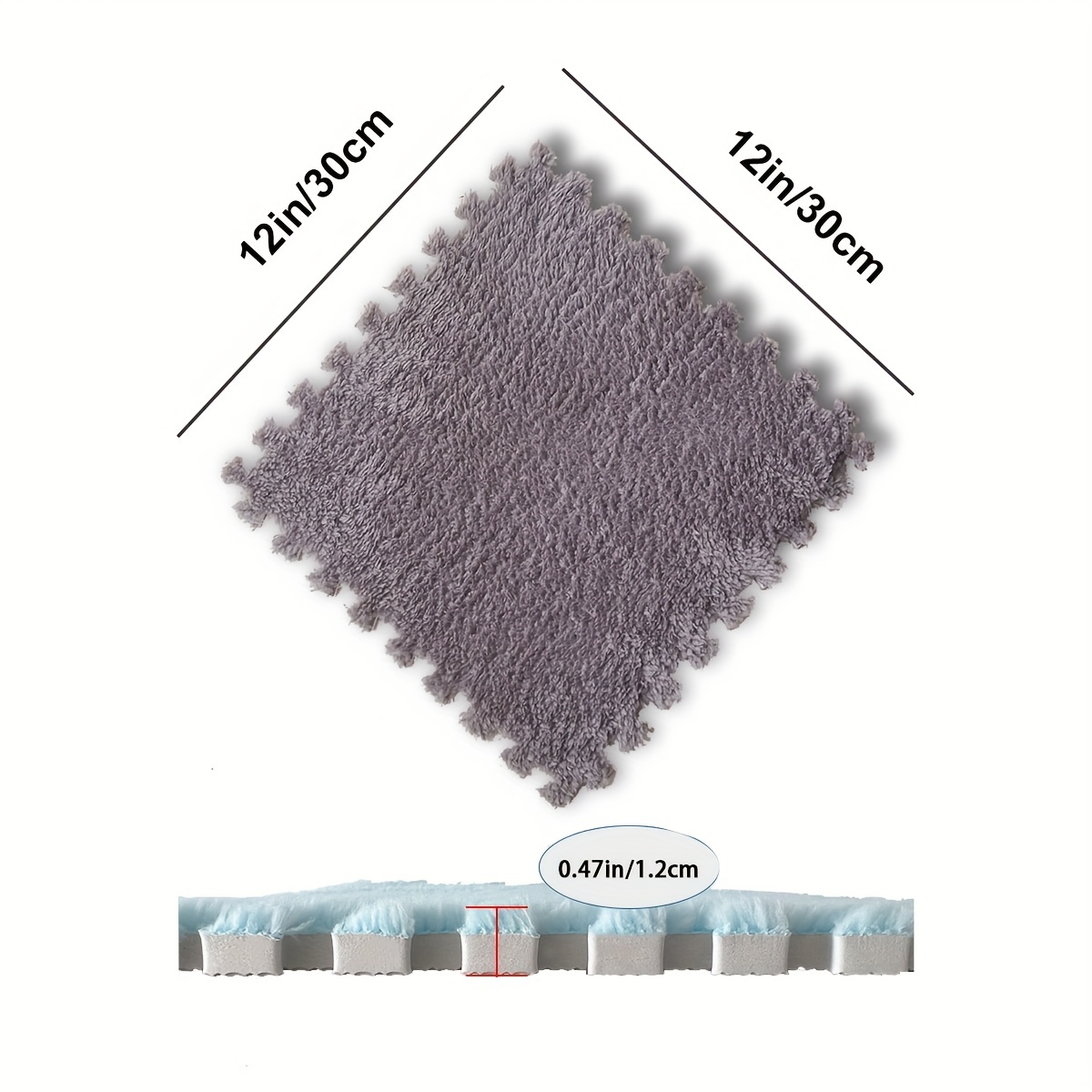Premium Carpet Interlocking Foam Tiles are Carpet Puzzle Mats and Foam  Carpet Tiles