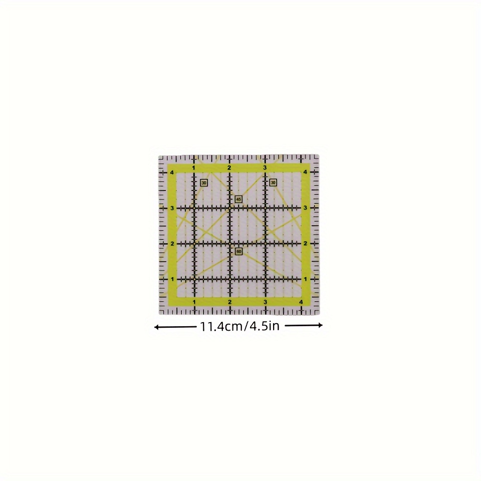 Square Patchwork Ruler Acrylic Sewing Quilting Ruler Templates Tool Square  inch