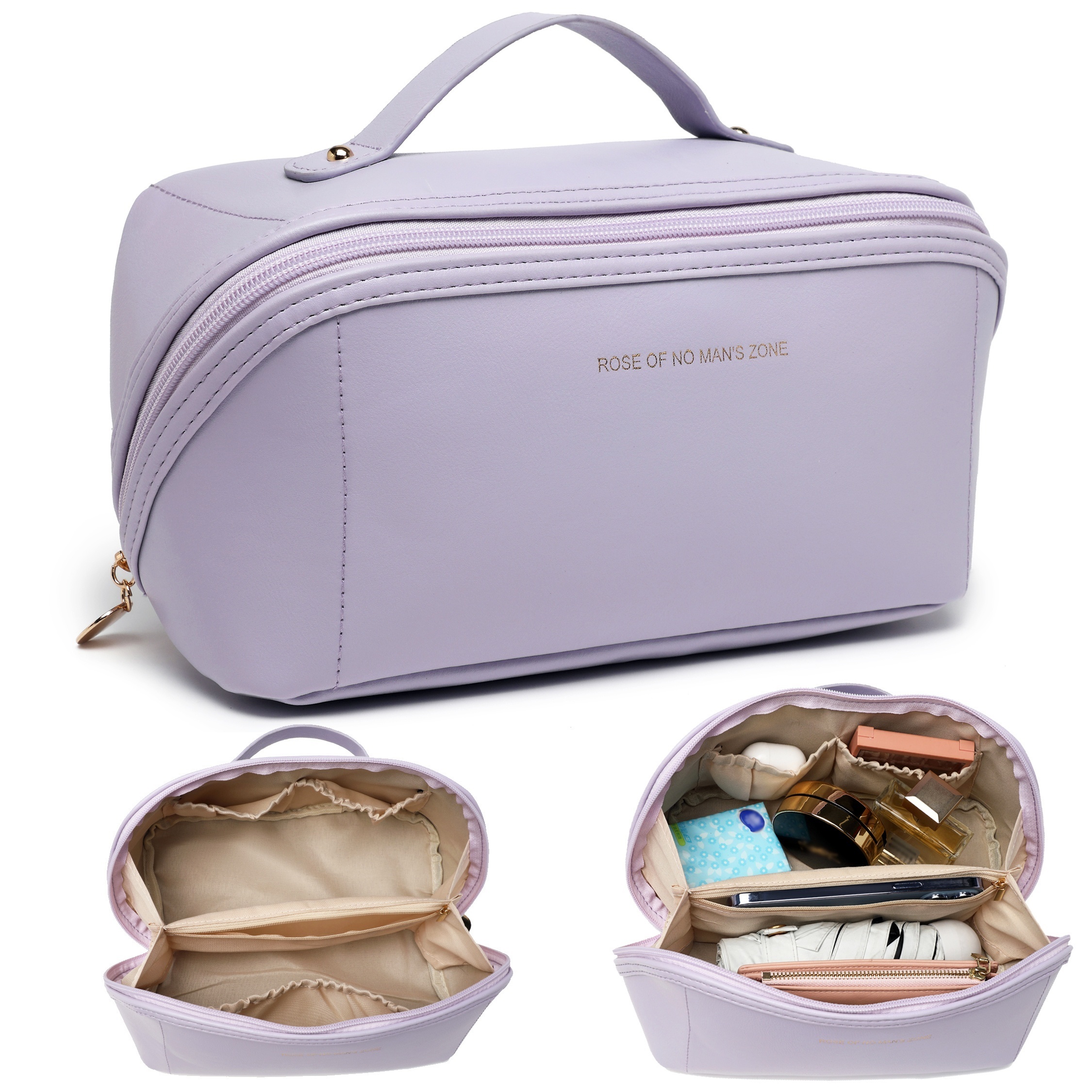 1pc Lazy Cosmetic Bag Drawstring Storage Bag Portable Large Capacity Travel  Storage Bag Cinch Mouth Makeup Bag 26 20 8 - Home & Kitchen - Temu