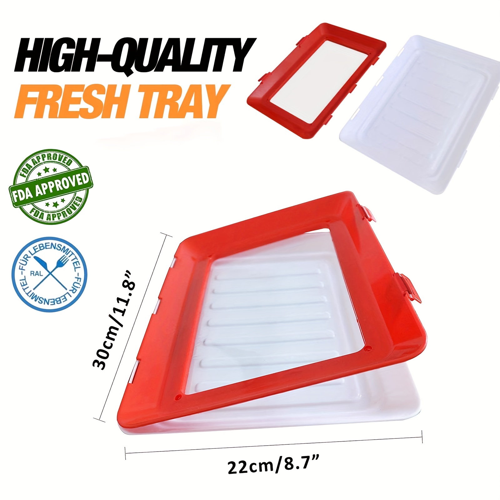 Clever Tray Creative Food Plastic Preservation Tray Kitchen Items