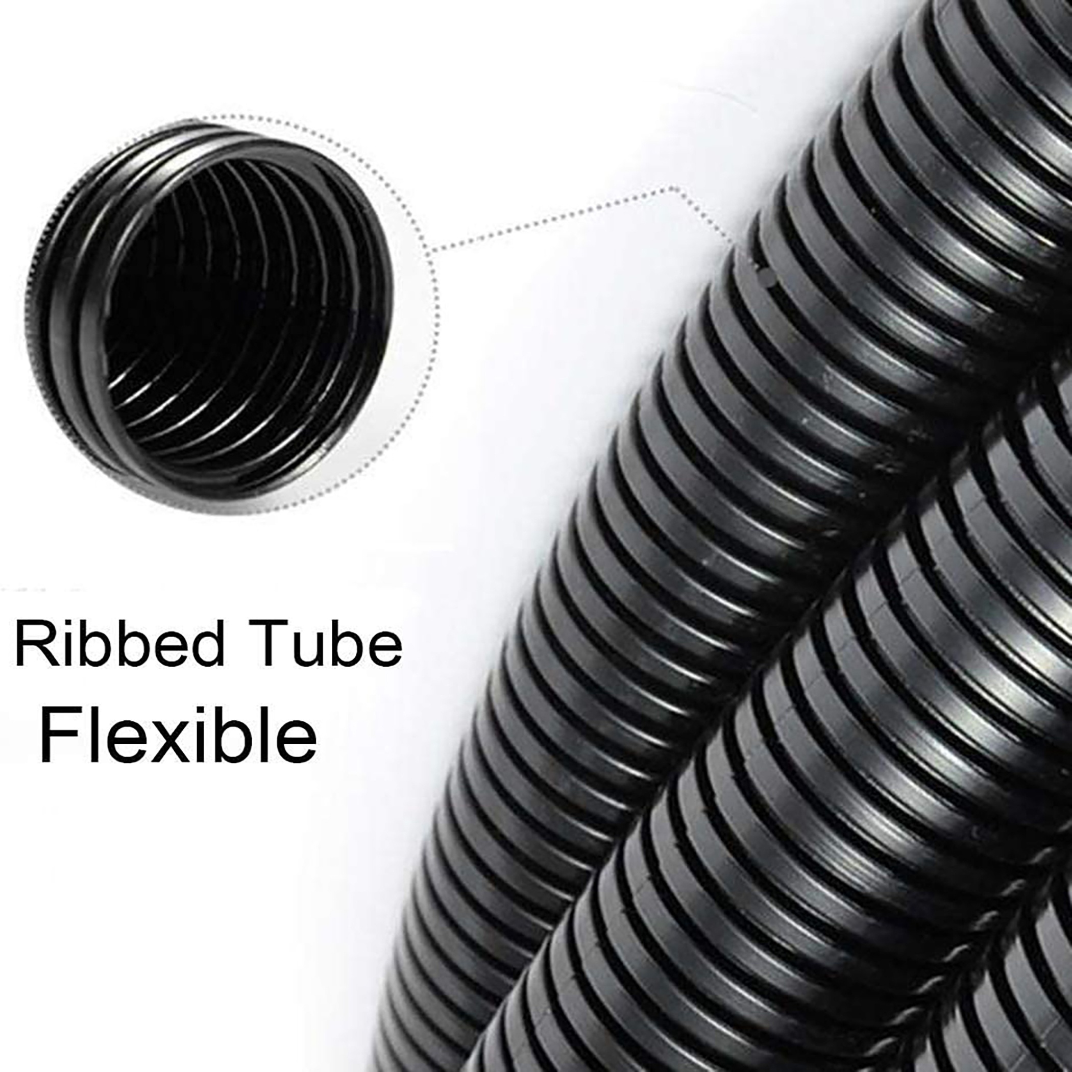 Corrugated Split Wire Cable Flex Tubing Sleeve Wiring Loom Wire