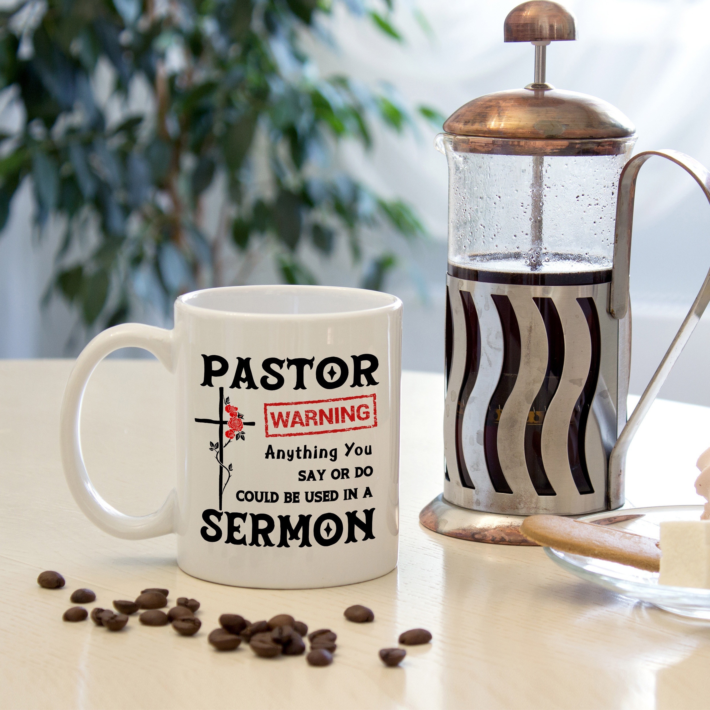 Taza dos Tonos para Pastor: Regalo perfecto para Pastor - 11onzas –