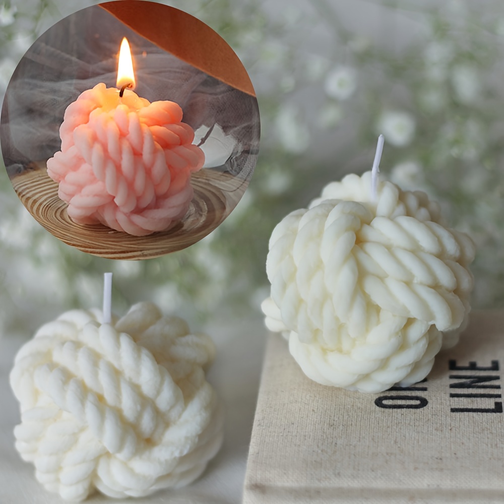 Silicone Candle Mold DIY 3D Magic Ball Knotted Yarn Shaped