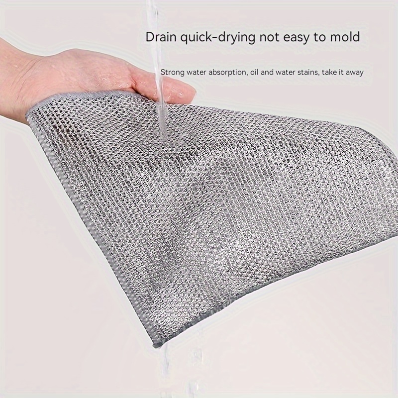 Dishwashing Cloth Mesh Cloth For Kitchen Stove Dishwashing - Temu