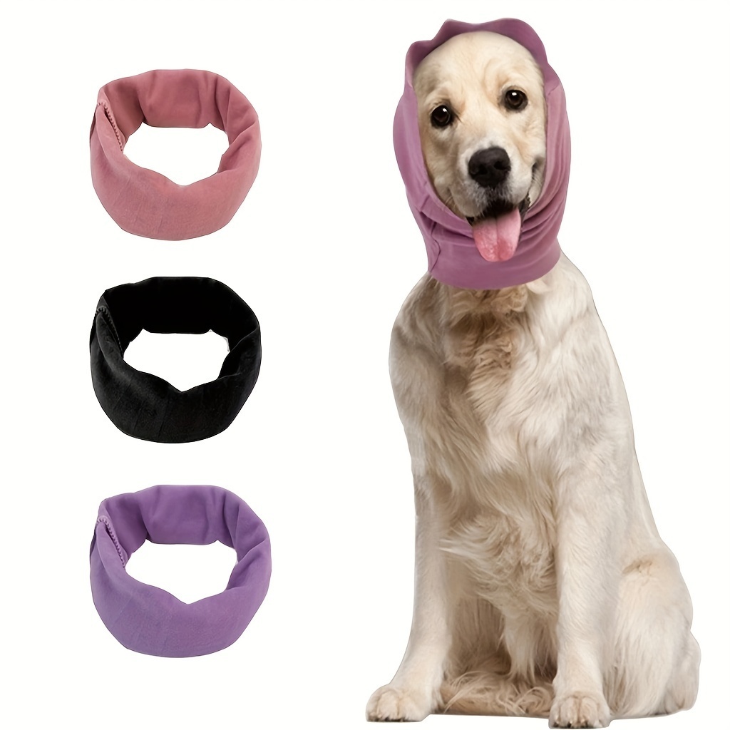 

Keep Your Dog Calm And Cozy With Pet Earmuffs - Ear Protection And Neck Warmer In One!