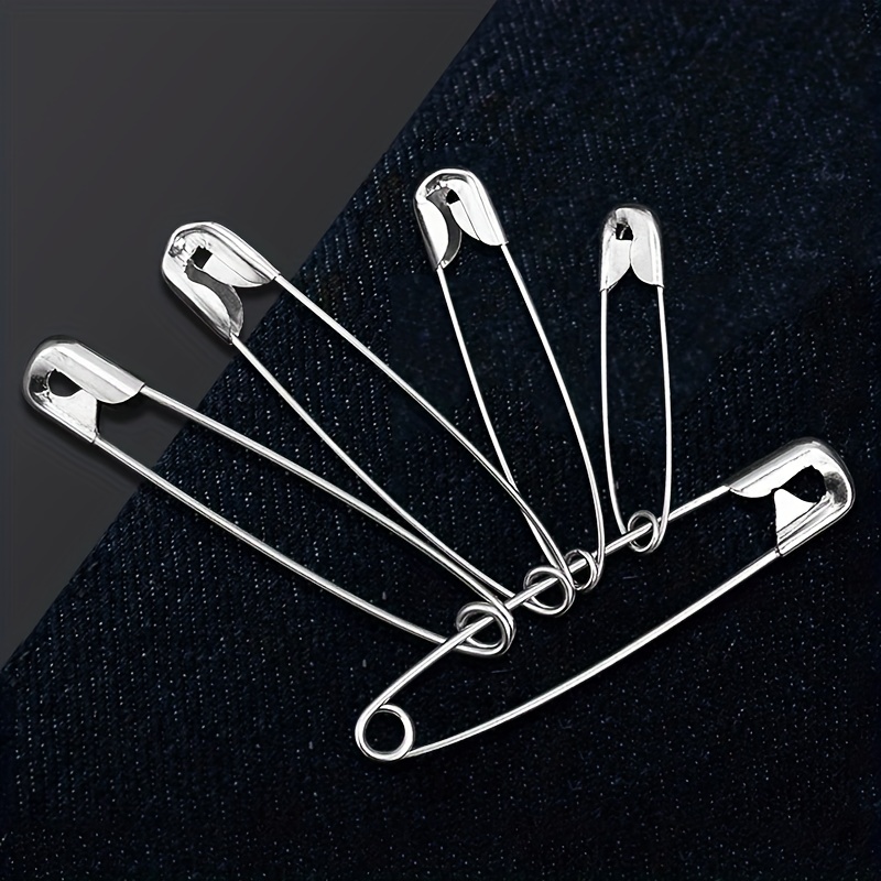Safety Pins Assorted, 340 PCS Nickel Plated Steel Large Safety