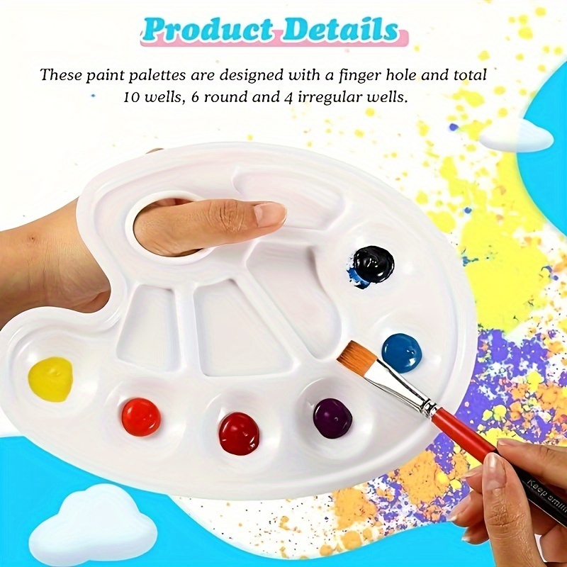 Paint Tray Palettes Paint Holder Painting Palette For Acrylic Oil  Watercolor Craft DIY Kids Students Art