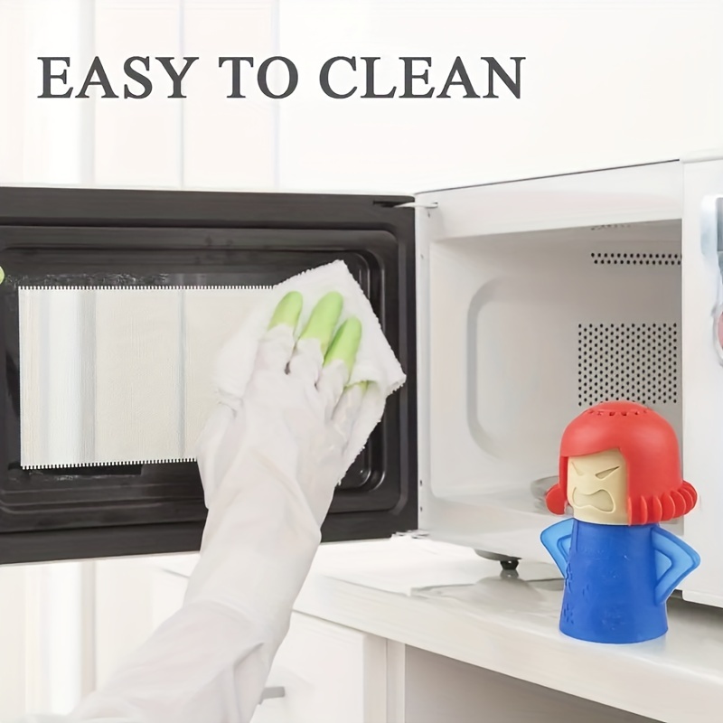 Green and Yellow Home Deodorizer Angry Angry Mom Microwave Cleaner Cartoon  Cool Mom Refrigerator Cleaner Deodorization