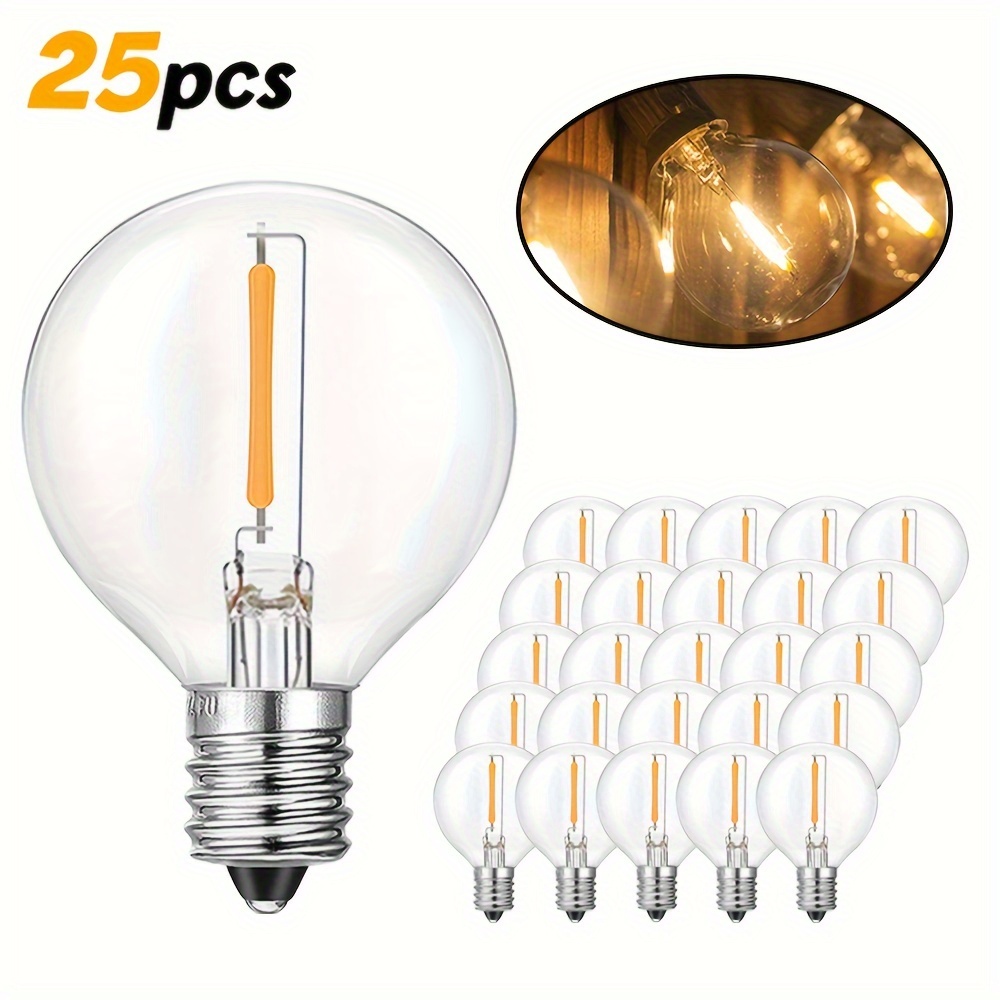 LED C7 Light Bulb E12 E14 1W 110V 220V Mini Glass LED Replace