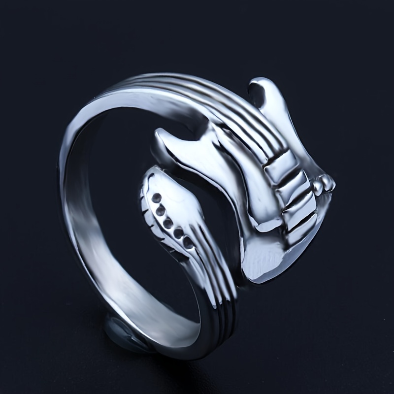 Fantasy Forge Jewelry Guitar Ring for Men
