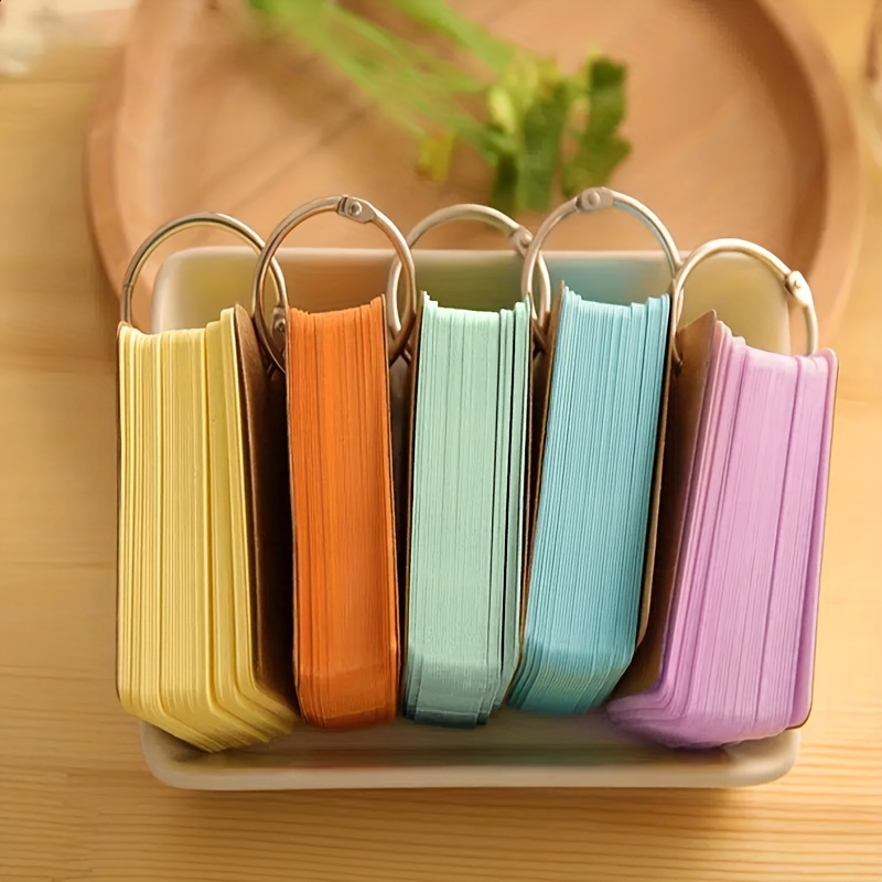 

Portable Notepad Portable Word Book Card Loose-leaf Book Creative Ring Buckle Note Book