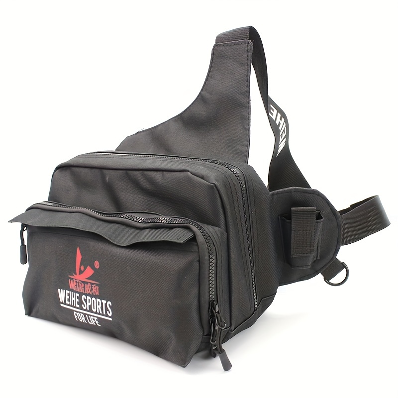 1pc Fishing Waist Bag, Multi-Purpose Waist Pack, Large Capacity Storage Bag