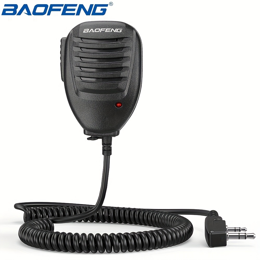 BAOFENG UV-16R Walkie Talkie USB-C 10W con antena táctica de 18.89 pulgadas  Auriculares de antena impermeable de dos vías de largo alcance de banda