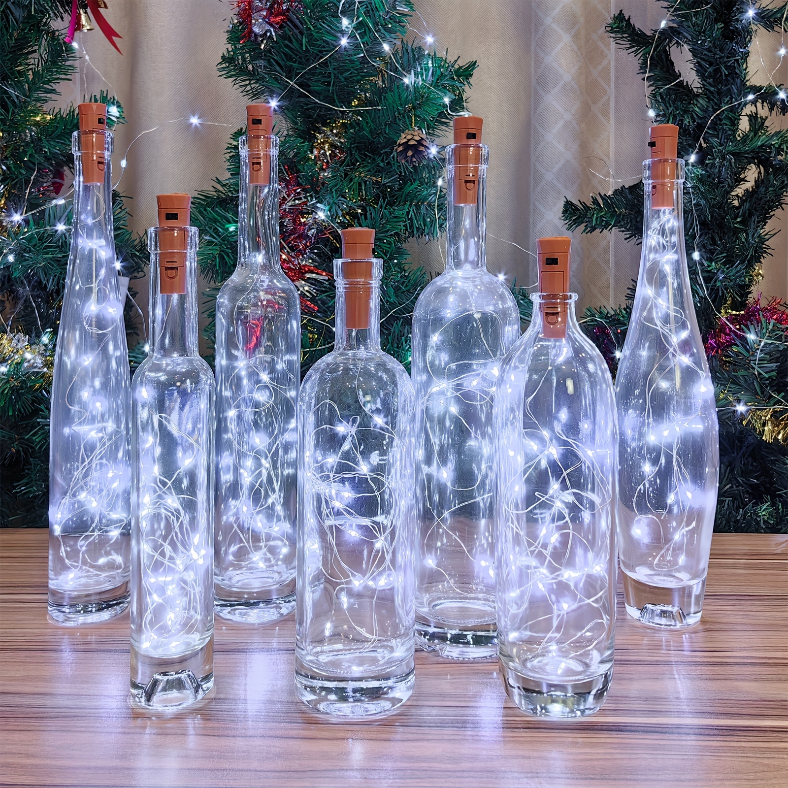 Cork Lights Wine Bottle Lights String, 20led Bottle Lights String