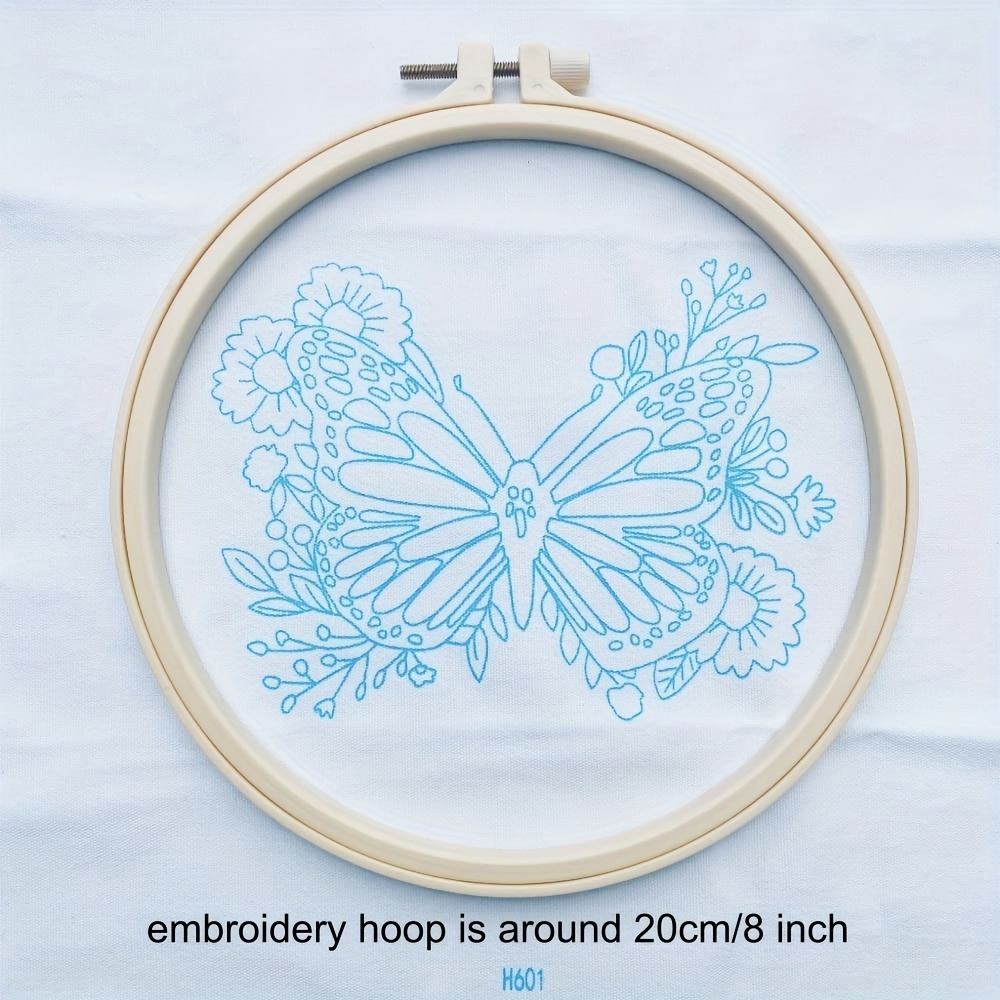 Lazy Daisies and Butterflies, For Embroidery, Textile Painting