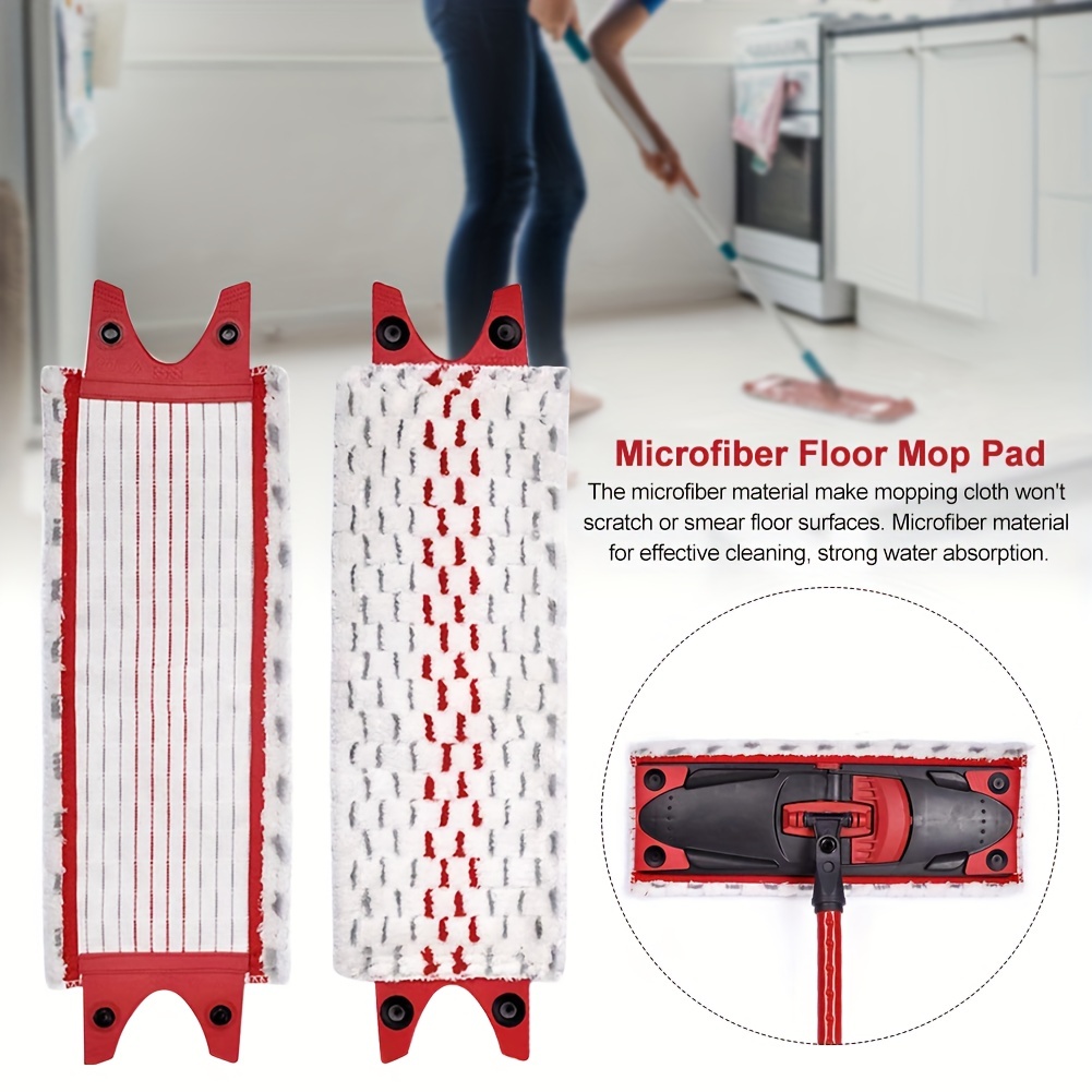 Microfiber Mop Replacement Pad Flat Floor Mop Cloth For - Temu
