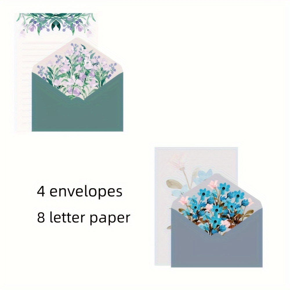 Floral Notecards for Women, Stationery Set for Women, Blank Thank