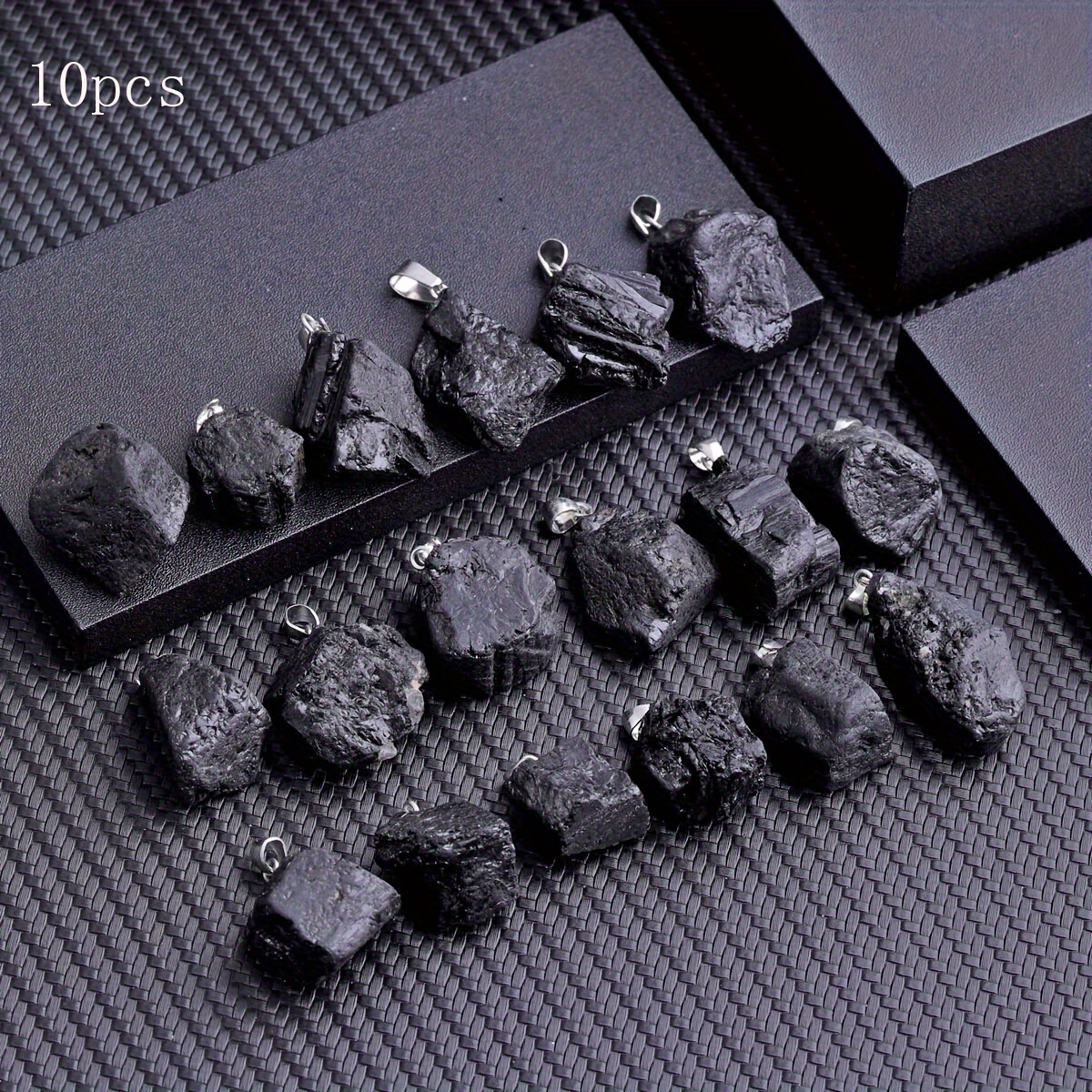Image of 1/5/10pcs 0.59inch/1.37inch Irregular Natural Stone And Stone Necklace Pendant Crystal Necklace For Men And Women Making Set Jewelry Pendant Gift Valentine's Day Gift