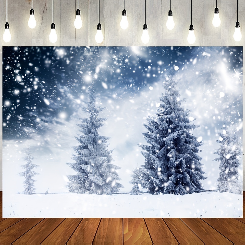 Sliver Winter Wonderland Banner With Snowflake Banner Winter - Temu