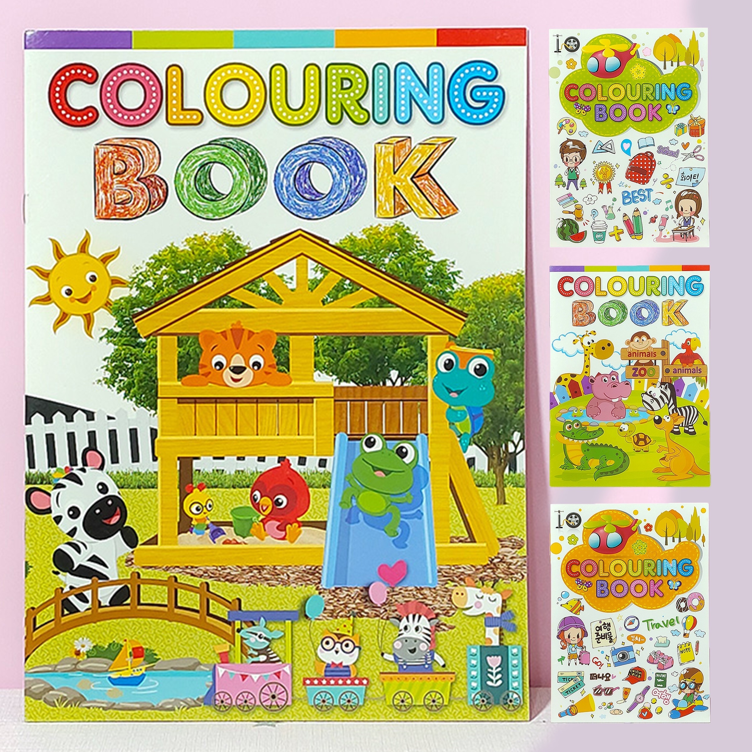 20 Pages Children's Watercolor Coloring Book Children's - Temu