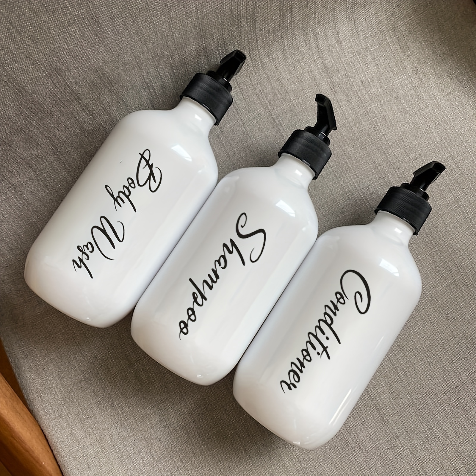 Shampoo Conditioner Body Soap Dispenser Waterproof Label - Temu Germany