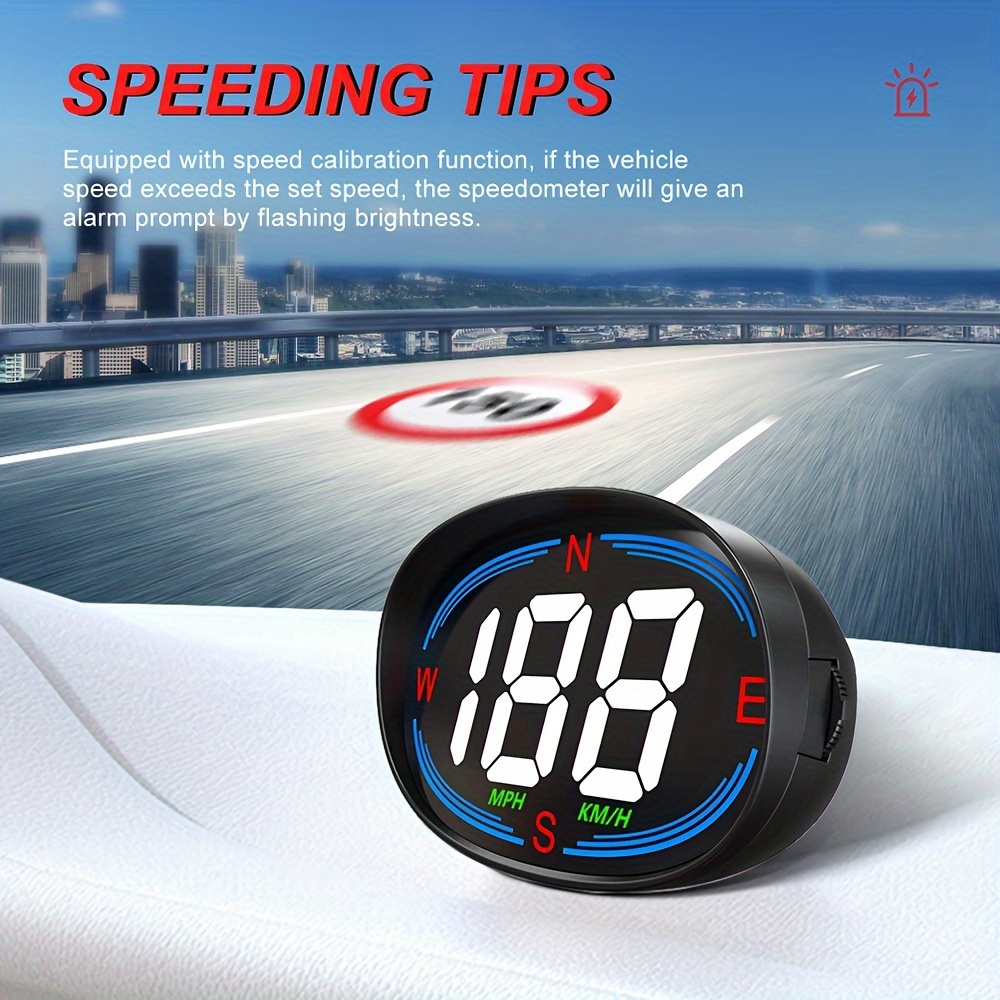Universal GPS HUD Digital Head Up Display Car Truck Speedometer Speed  Navigation