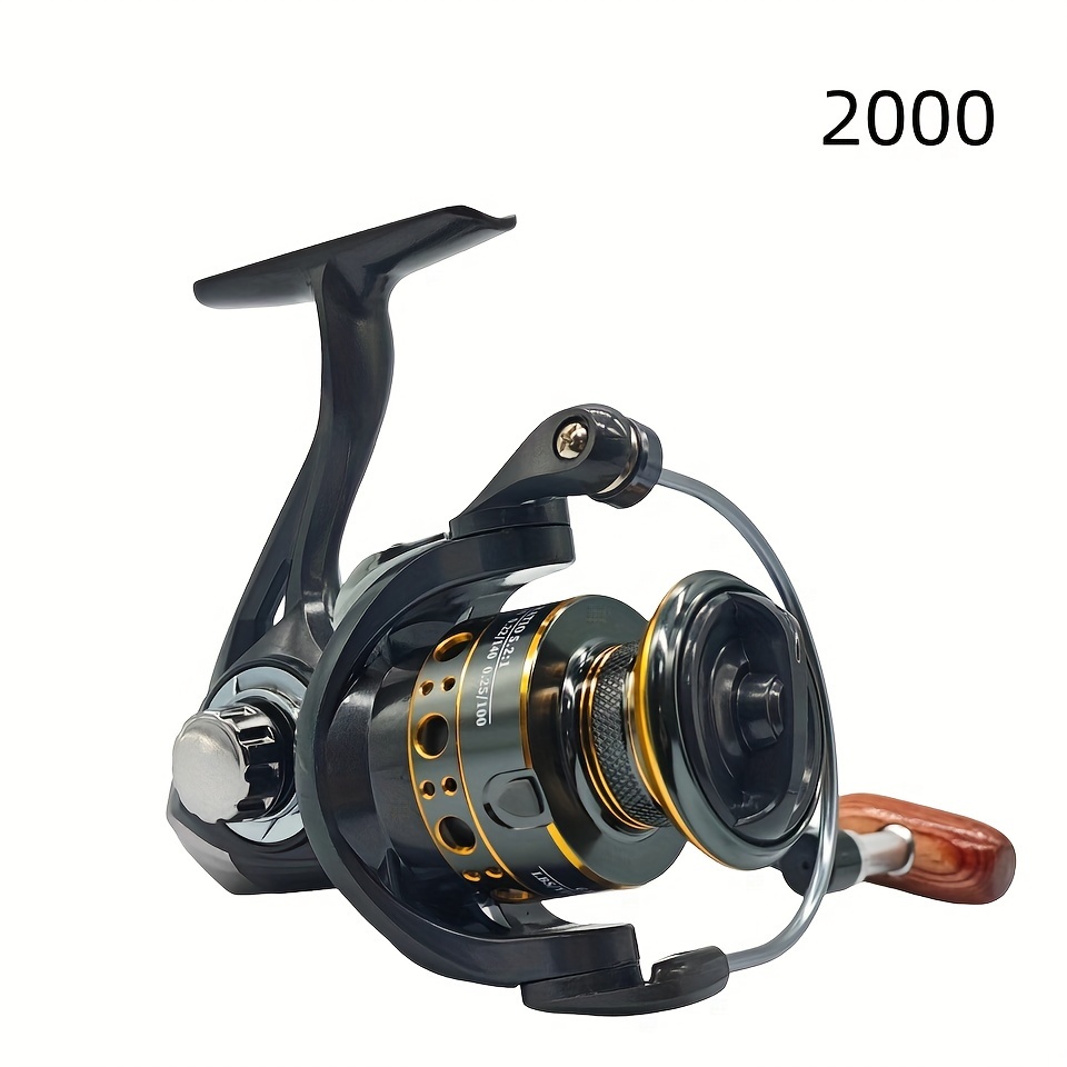 Fishing Reel AR2000-7000 All-metal Rocker Fishing Reel Luya Round Sea Pole  Far-casting Reel Fishing Reel with Consistent & Powerful Drag (Color : 1,  Size : 2000 Series) : : Sports & Outdoors
