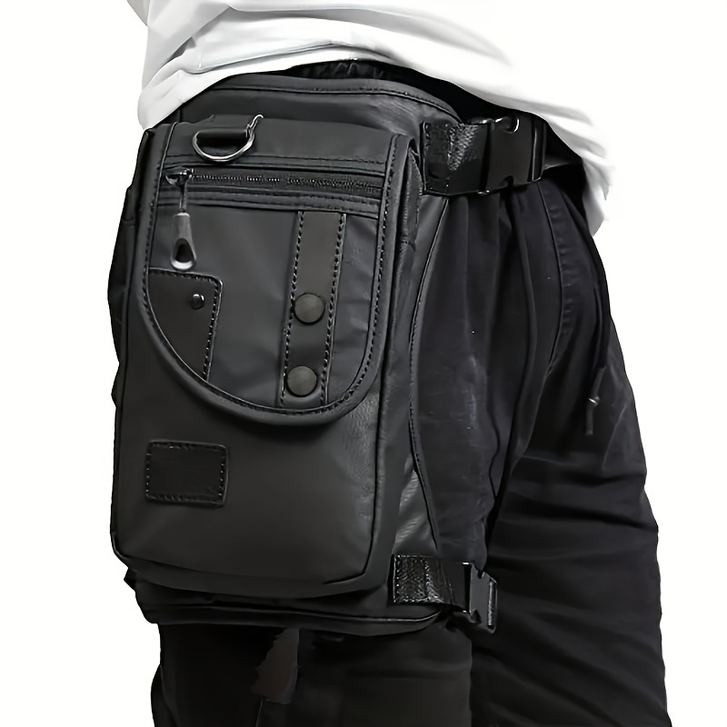 Riñonera militar unisex, tela Oxford impermeable, bolsa de almacenamiento  de cintura táctica de gran capacidad con correa ajustable para viajes