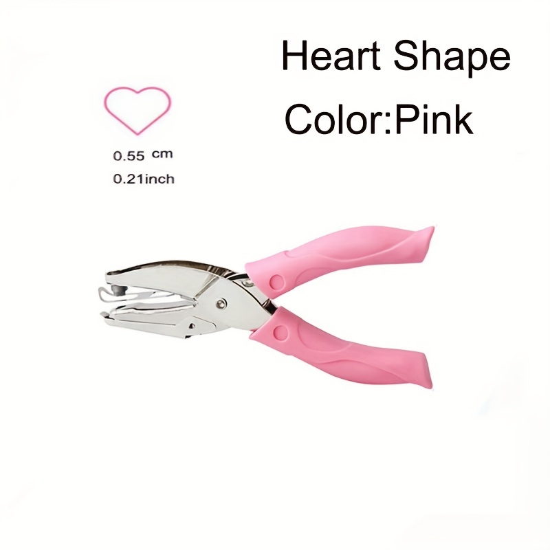 Heart/star/circular Shape Hole Handheld Single Paper Hole - Temu