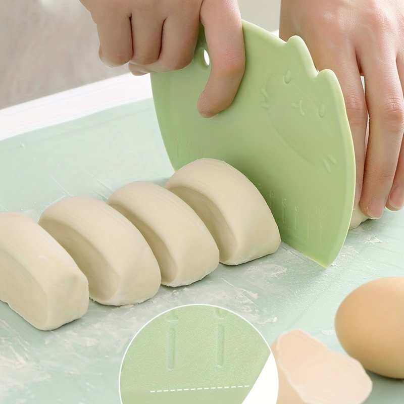 Fasola 2pcs Dough Pastry Scraper Baking Tools With Measurement