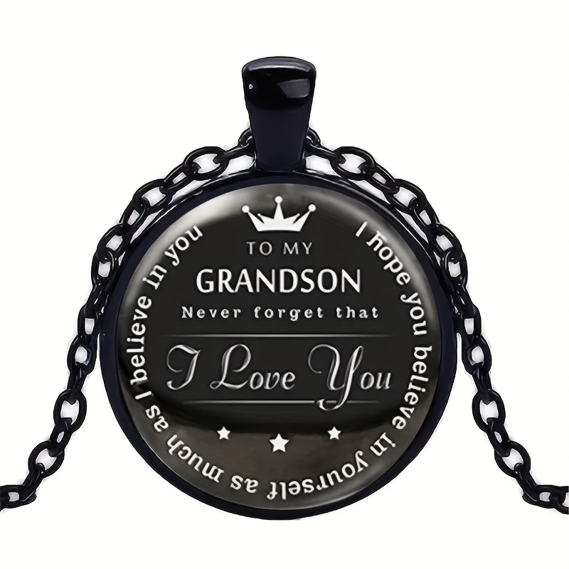 Boyfriend 1st Anniversary Gift - Anniversary Gifts for Boyfriend 1 Year - Love You Till The End of Time Luxury Dog Tag Necklace Military Chain / No