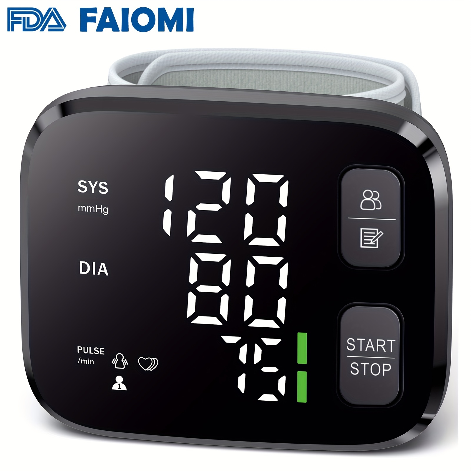 Fda Certified Rechargeable Arm Blood Pressure Monitor - Temu