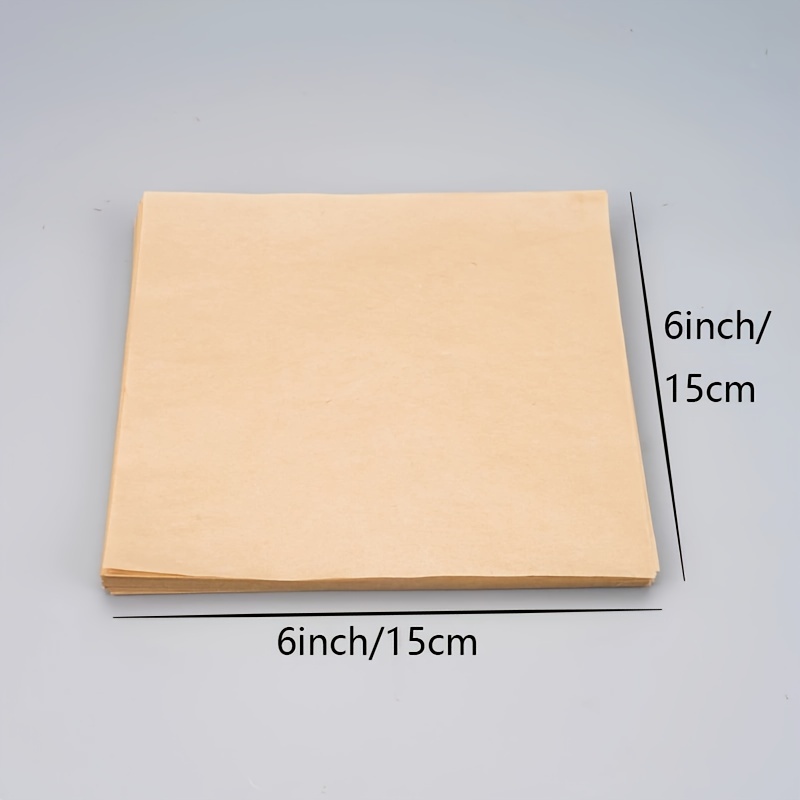 Parchment Paper Square x  Non stick Wax Paper - Temu