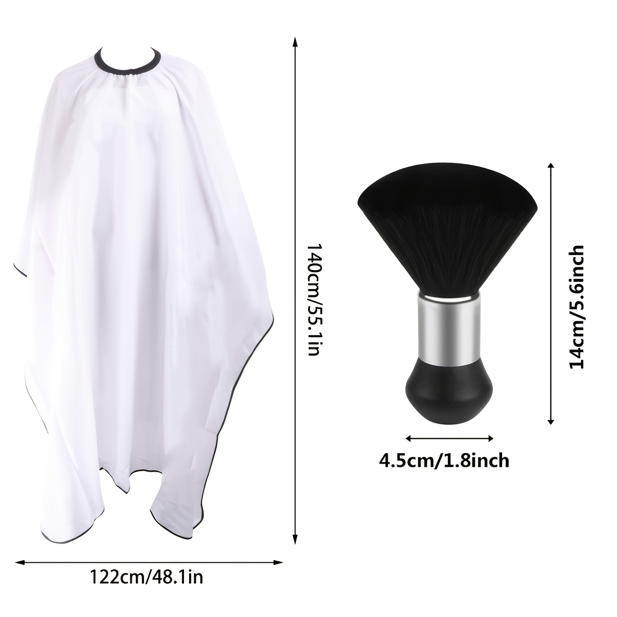 Hair Cutting Cape - Waterproof Haircut Apron With Adjustable Closure, Hair  Salon Nylon ,hairdressing Cover Fits For Barber & Home Use - Temu