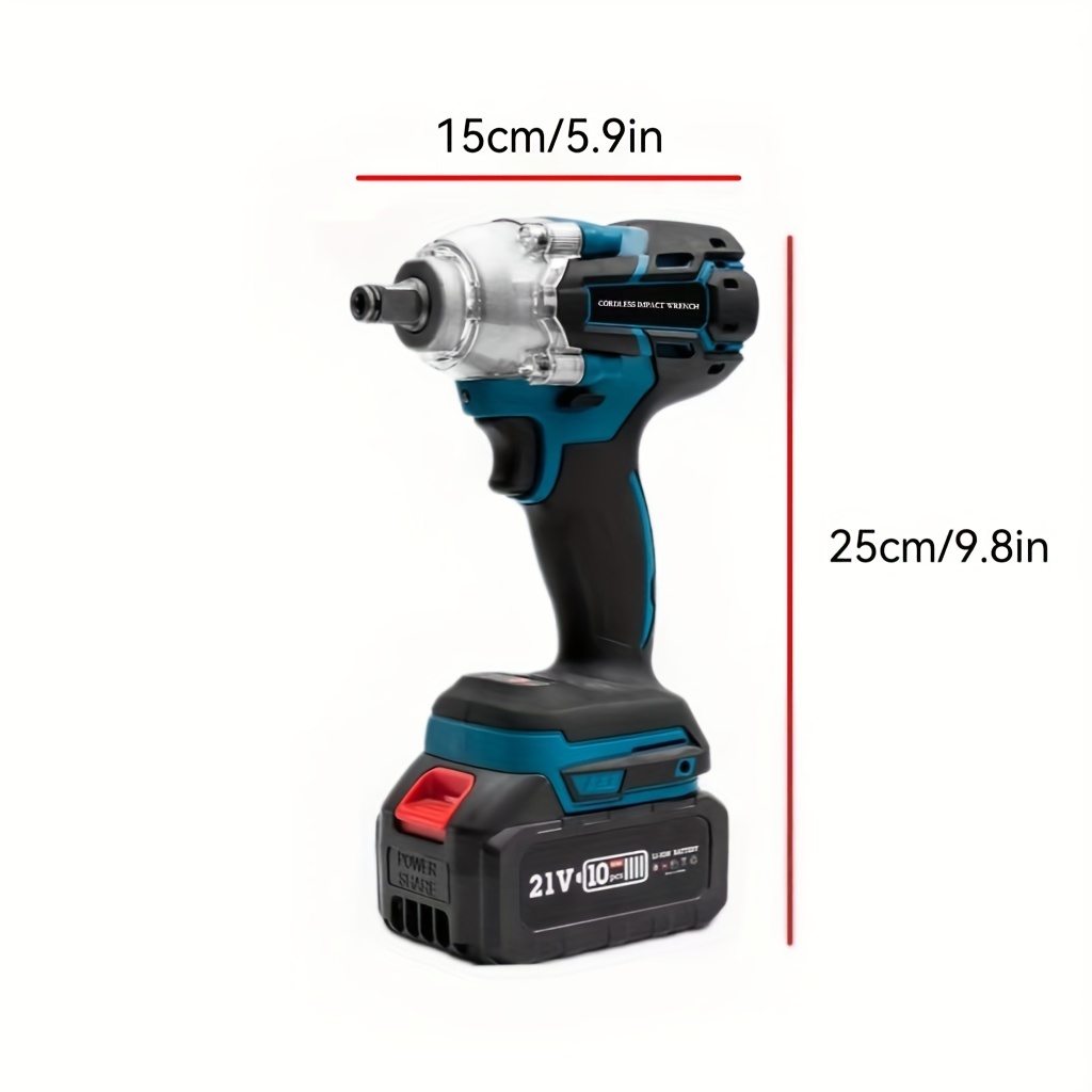 21v cordless electric impact wrench high torque 1 2 inch drive rechargeable portable perfect for automotive construction diy tasks