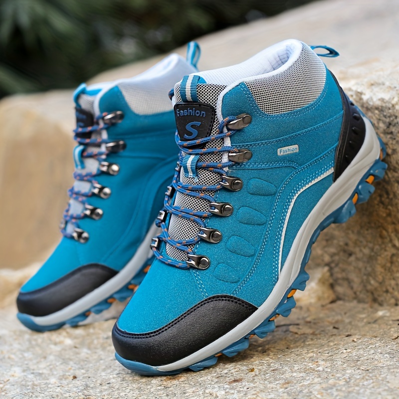 Calzado Botas Tácticas Outdoor Trekking Para Hombre - Azul