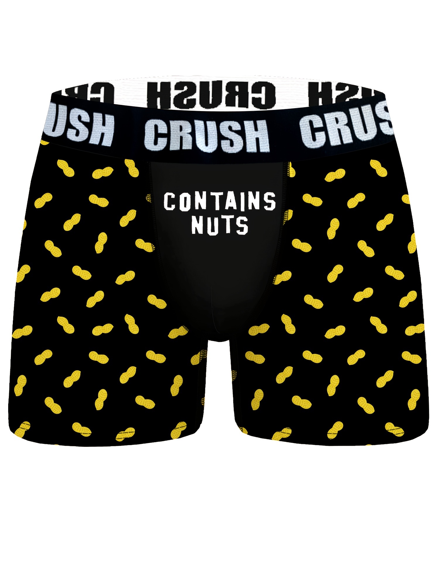 Nut Food Pattern Print Men's Sports Underwear Moisture - Temu