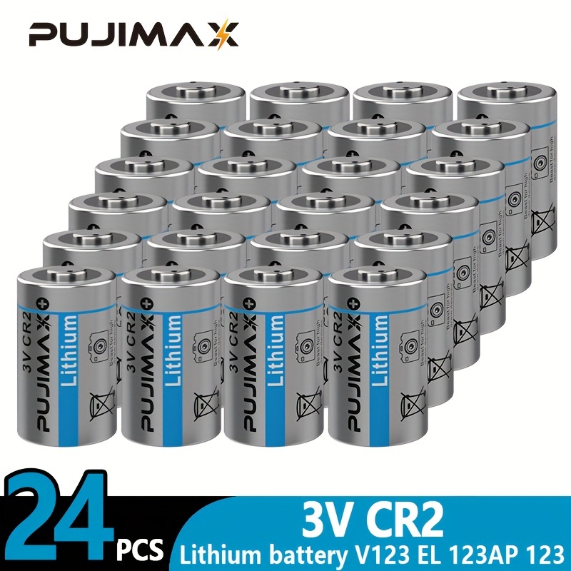 Taken CR2 Rechargeable Batteries with Charger, 3.7V 450mAh CR2 Battery, 8  Pack RCR2 Battery with 4-Ports Charger (Not for Arlo Batteries)