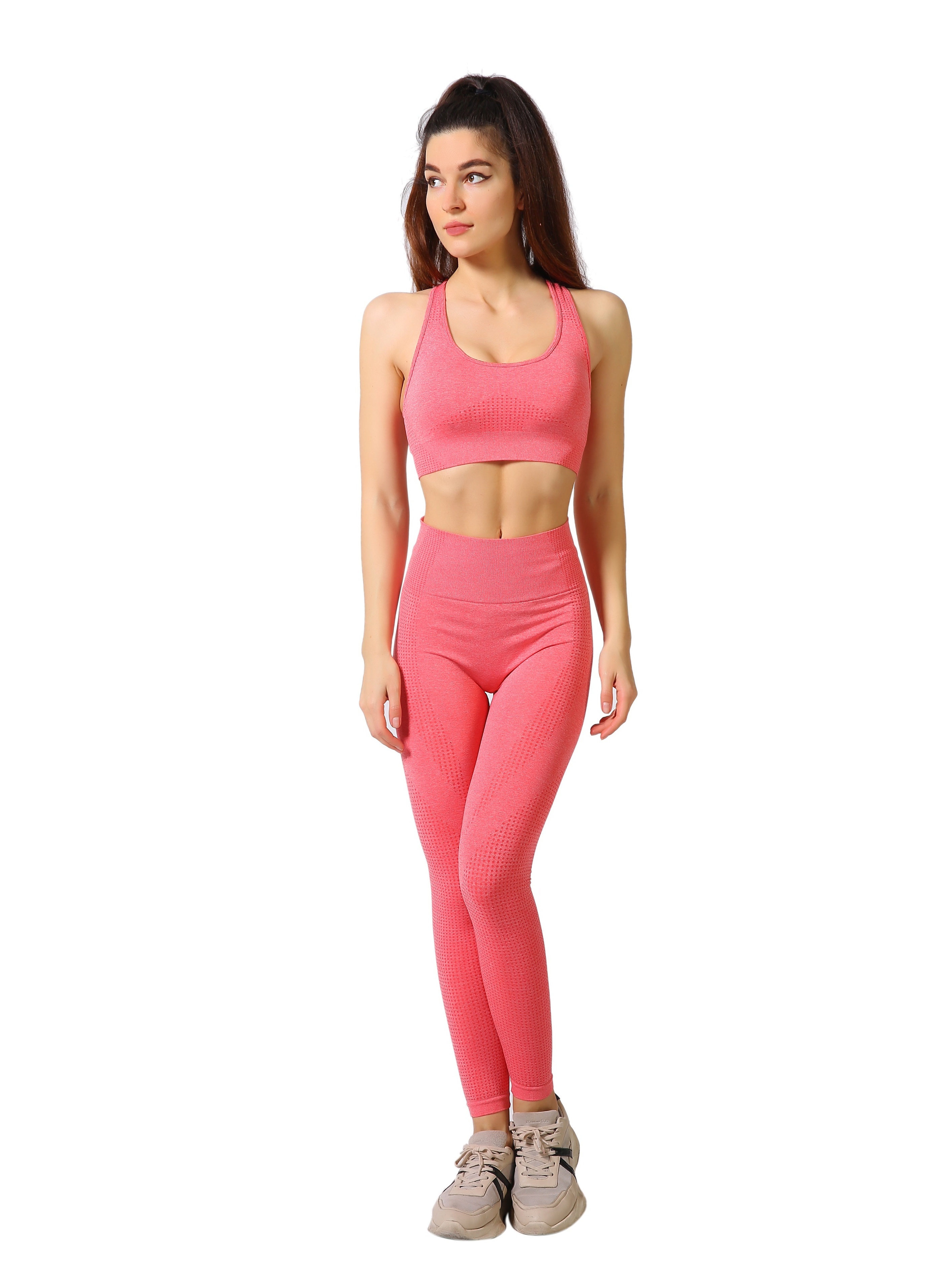 Conjunto de yoga para mujer Traje de ropa deportiva transpirable