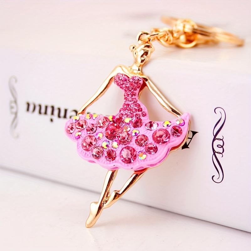  Cute Creative Rhinestone Wing Fairy Key Ring, Car Keychain for  Women Backpack Charm, Key Holder Girl Bag Jewelry (Color : Gold, Size : 4.9  in) : Clothing, Shoes & Jewelry