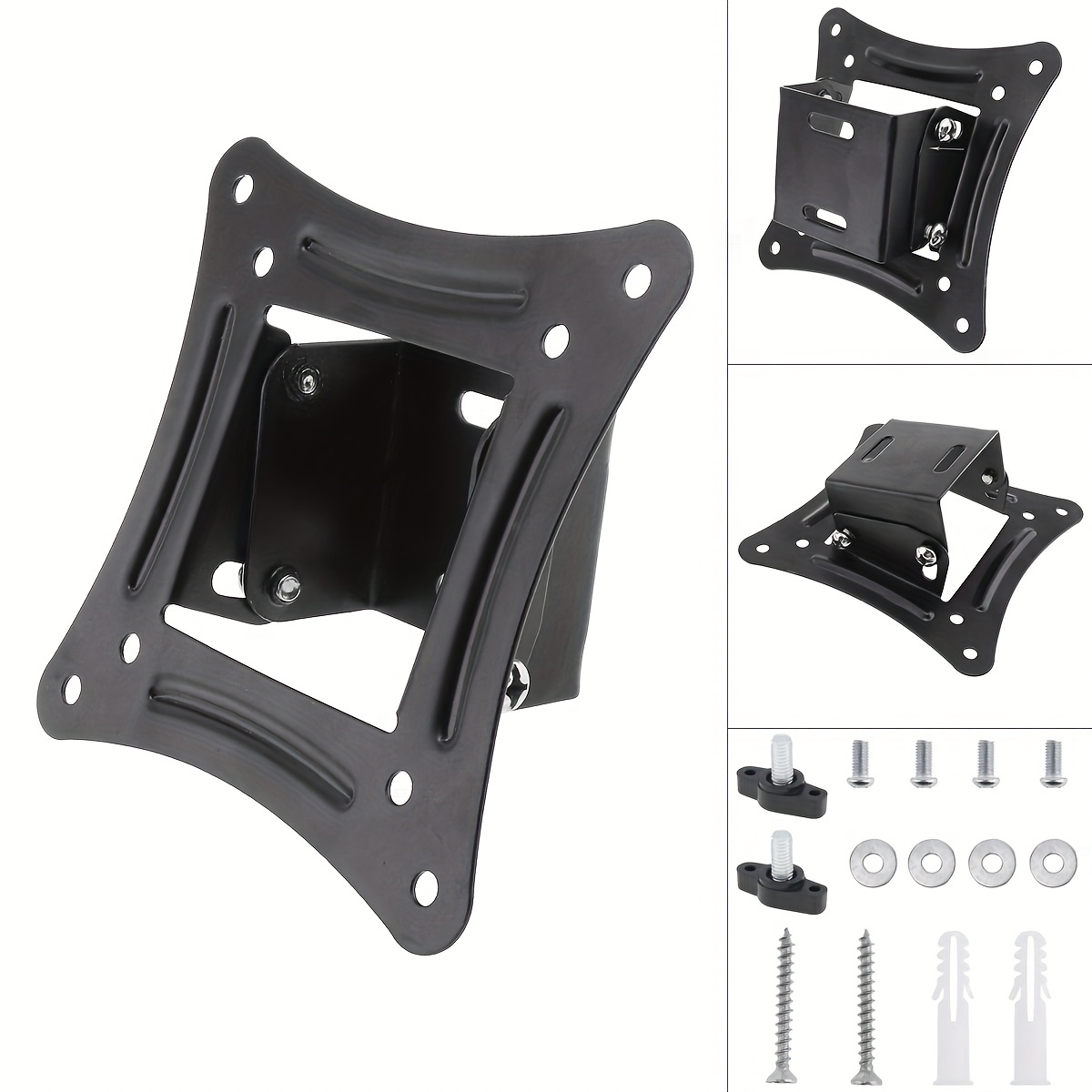 1pc Soporte Pared Tv Soporte Doble Gancho Fijo Tv Universal - Temu