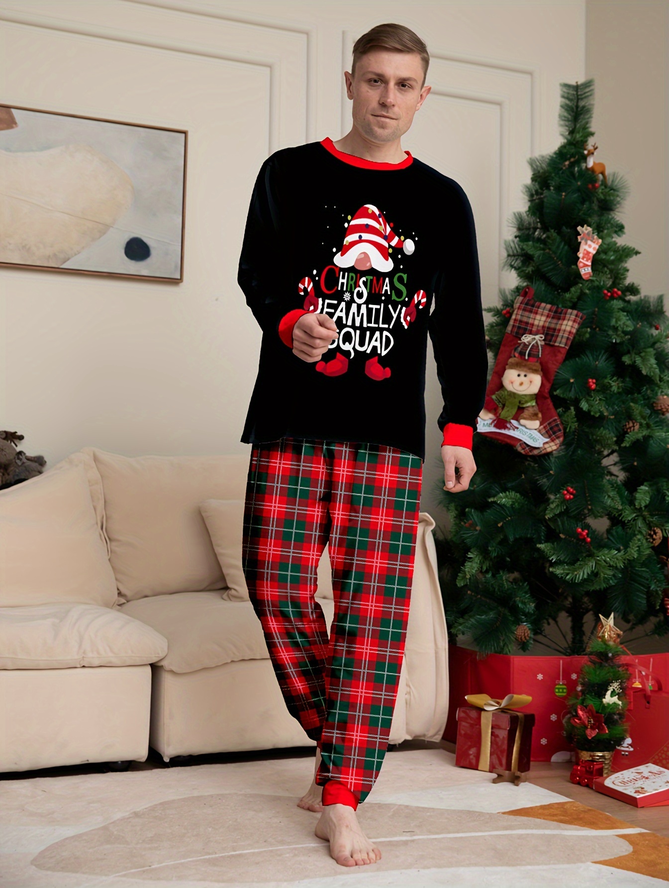 Christmas Pajamas Family Set - Temu
