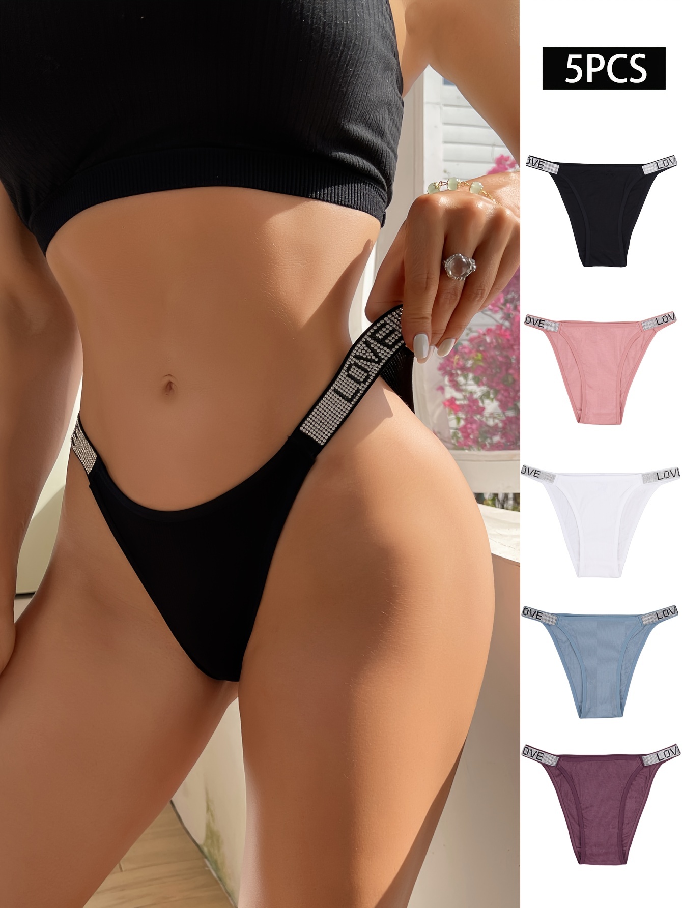 2PCS/Set Seamless Women Panties Low Rise Thongs Solid Color No-Show Scallop Hiphugger  Panty Smooth Comfortable Intimate Lingerie - AliExpress