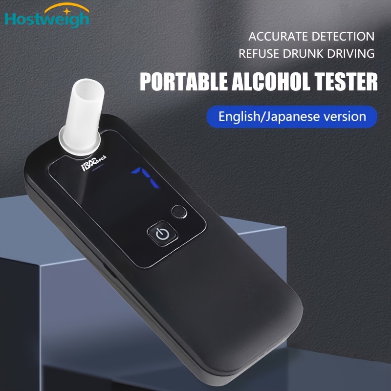 1 Stück Alkoholtester, Tragbarer Alkoholtester, Digitaler Alkoholtester Mit  LCD-Display, Schwarz - Temu Germany